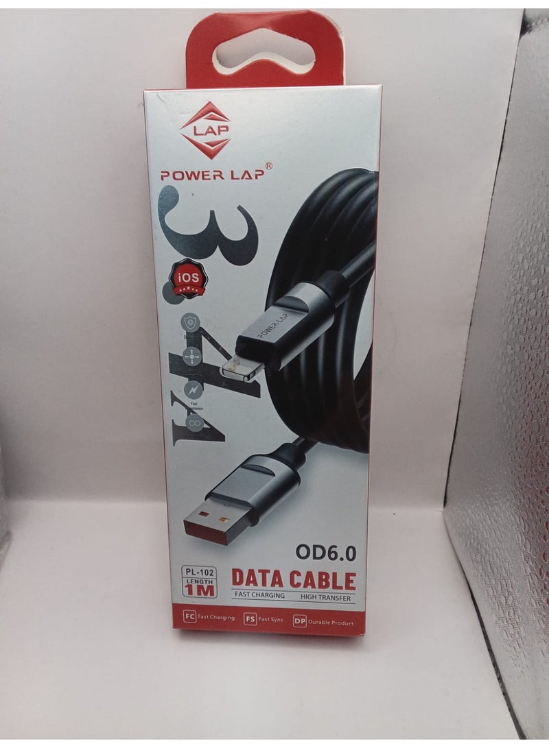 POWER LAP®PL-102 Lightning Data Cable (1 Meter) - Image 1